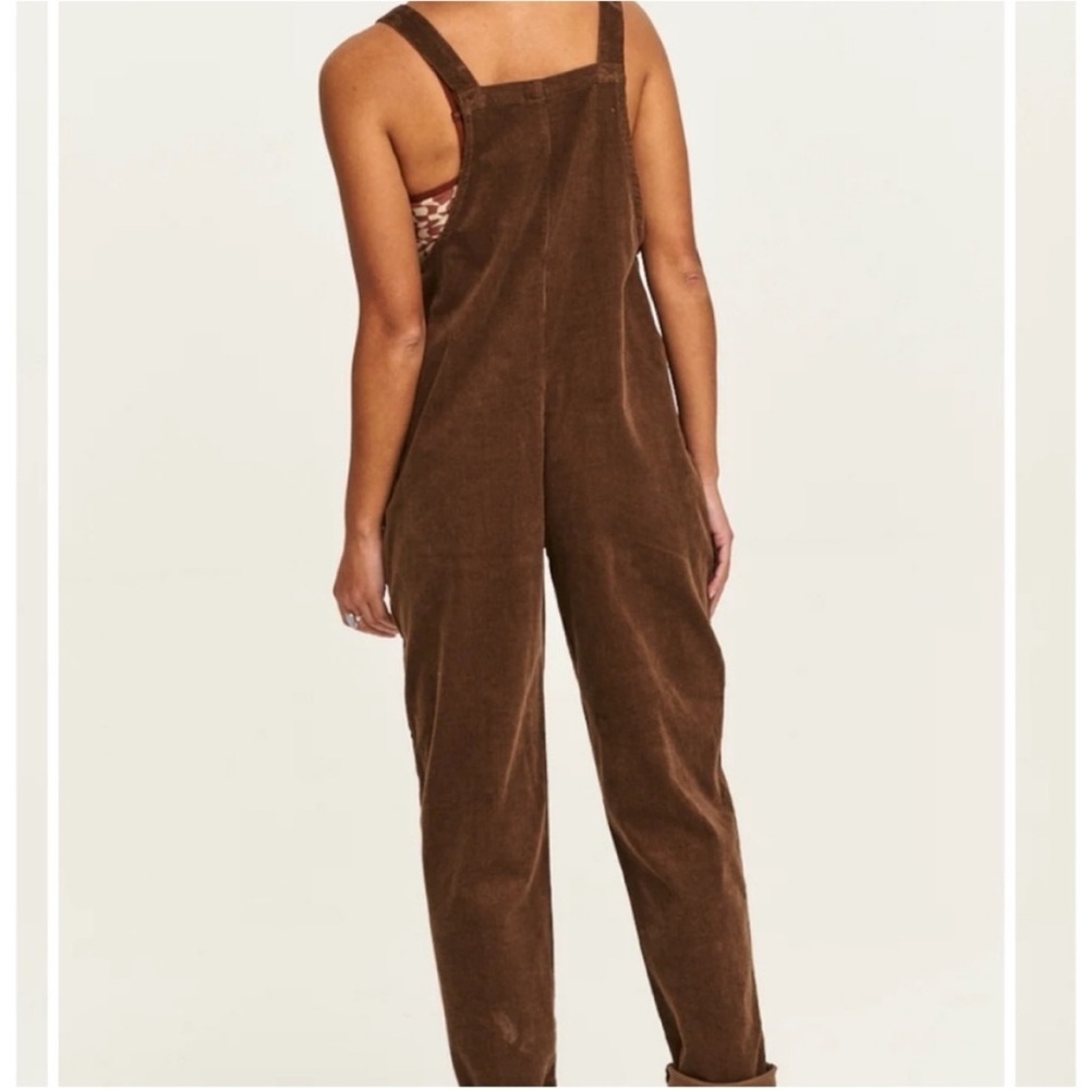 Lucy & Yak Original Dungarees Corduroy Overalls in Cocoa Brown US 6 NWT - Picture 2 of 5